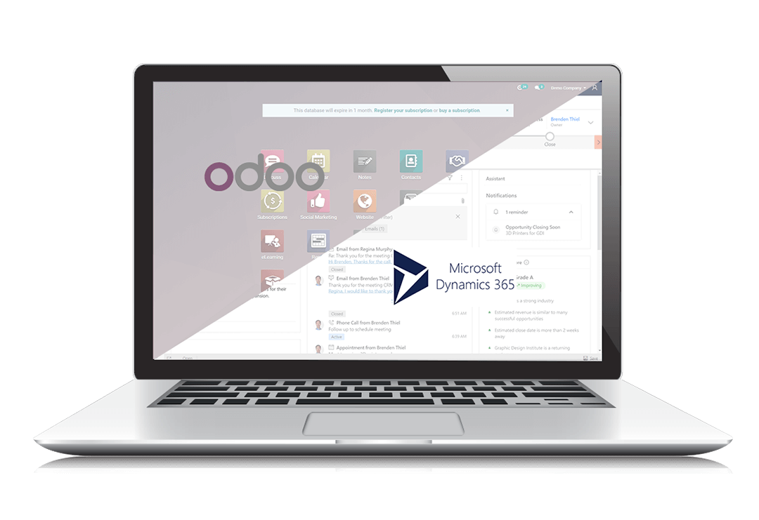 odoo vs dynamics